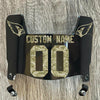 Arizona Cardinals Custom Name & Number Mini Football Helmet Visor Shield Black Dark Tint w/ Clips - CAMO