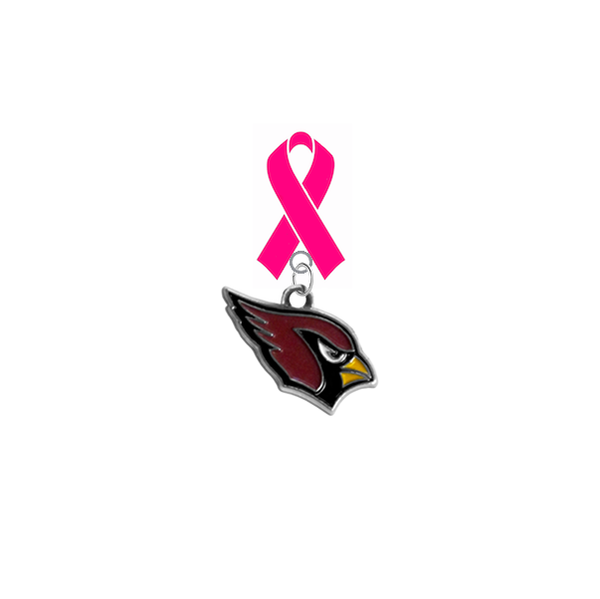 Arizona Cardinals NFL Breast Cancer Awareness / Mothers Day Pink Ribbon Lapel Pin