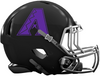 Arizona Diamondbacks Custom Concept Black Mini Riddell Speed Football Helmet