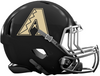 Arizona Diamondbacks Custom Concept Black Mini Riddell Speed Football Helmet