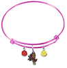 Arizona State Sun Devils Pink NCAA Expandable Wire Bangle Charm Bracelet