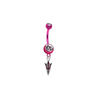Arizona State Sun Devils Style 2 PINK College Belly Button Navel Ring