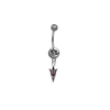 Arizona State Sun Devils Style 2 SILVER College Belly Button Navel Ring
