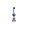 Arizona Wildcats BLUE College Belly Button Navel Ring