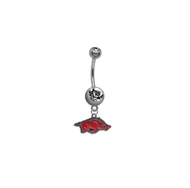 Arkansas Razorbacks NCAA College Belly Button Navel Ring
