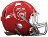 Atlanta Braves Retro Throwback Custom Concept Red Mini Riddell Speed Football Helmet