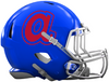Atlanta Braves Retro Throwback Custom Concept Royal Blue Mini Riddell Speed Football Helmet