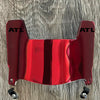 Atlanta Falcons Mini Football Helmet Visor Shield Red Chrome Mirror w/ Clips