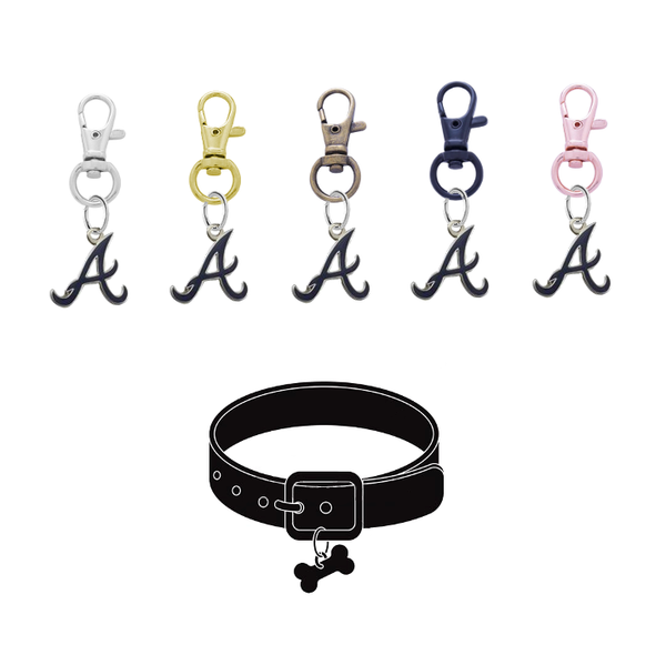 Atlanta Braves 3 MLB Pet Tag Dog Cat Collar Charm