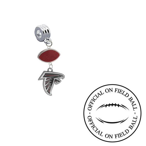 Atlanta Falcons On Field Football Universal European Bracelet Charm (Pandora Compatible)