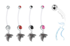 Atlanta Falcons Pregnancy Maternity Belly Button Navel Ring - Pick Your Color