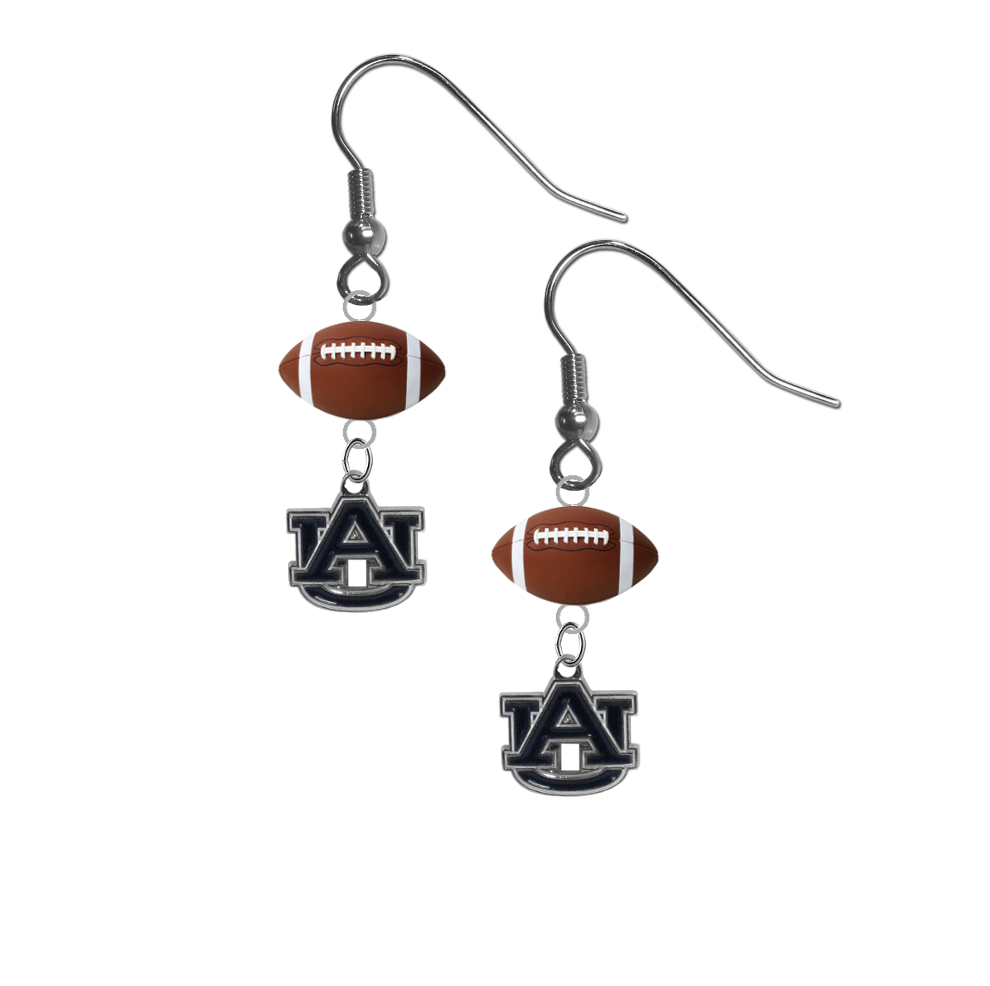 Auburn Tigers NCAA Football Dangle Earrings