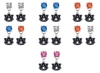 Auburn Tigers NCAA Swarovski Crystal Stud Rhinestone Earrings