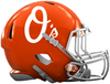 Baltimore Orioles Custom Concept Orange Mini Riddell Speed Football Helmet