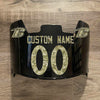 Baltimore Ravens Custom Name & Number Full Size Football Helmet Visor Shield Black Dark Tint w/ Clips - CAMO