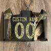 Baltimore Ravens Custom Name & Number Full Size Football Helmet Visor Shield Gold Iridium Mirror w/ Clips - CAMO