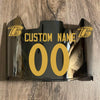 Baltimore Ravens Custom Name & Number Full Size Football Helmet Visor Shield Gold Iridium Mirror w/ Clips - GOLD