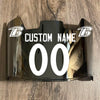 Baltimore Ravens Custom Name & Number Full Size Football Helmet Visor Shield Gold Iridium Mirror w/ Clips - WHITE