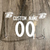 Baltimore Ravens Custom Name & Number Full Size Football Helmet Visor Shield Clear w/ Clips - WHITE
