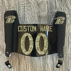 Baltimore Ravens Custom Name & Number Mini Football Helmet Visor Shield Black Dark Tint w/ Clips - CAMO