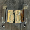 Baltimore Ravens Custom Name & Number Mini Football Helmet Visor Shield Silver Chrome Mirror w/ Clips - CAMO