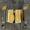 Baltimore Ravens Custom Name & Number Mini Football Helmet Visor Shield Silver Chrome Mirror w/ Clips - GOLD