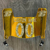 Baltimore Ravens Custom Name & Number Mini Football Helmet Visor Shield Gold Chrome Mirror w/ Clips - CAMO