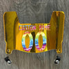 Baltimore Ravens Custom Name & Number Mini Football Helmet Visor Shield Gold Chrome Mirror w/ Clips - CRUCIAL CATCH
