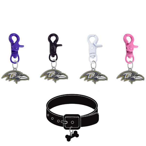 Baltimore Ravens NFL COLOR EDITION Pet Tag Dog Cat Collar Charm