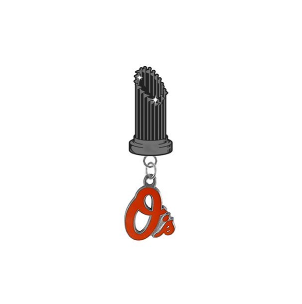 Baltimore Orioles MLB World Series Trophy Lapel Pin
