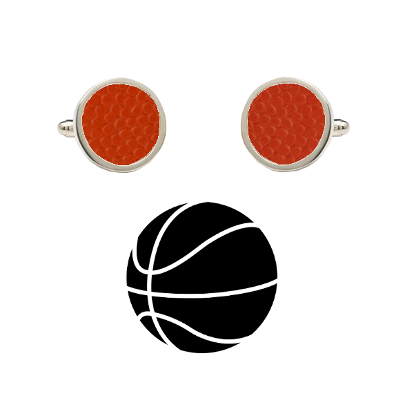 Tennessee Volunteers Authentic On Court NCAA Basketball Game Ball Cufflinks
