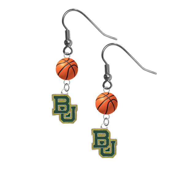 Baylor Bears NCAA Basketball Dangle Earrings
