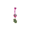 Baylor Bears PINK College Belly Button Navel Ring