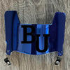 Bethal Royals Mini Football Helmet Visor Shield Blue Chrome Mirror w/ Clips