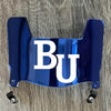 Bethal Royals Mini Football Helmet Visor Shield Blue Chrome Mirror w/ Clips