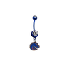 Boise State Broncos Style 2 BLUE College Belly Button Navel Ring