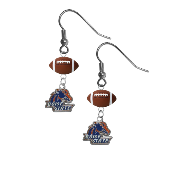 Boise State Broncos NCAA Football Dangle Earrings