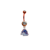 Boise State Broncos ORANGE College Belly Button Navel Ring
