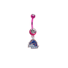 Boise State Broncos PINK College Belly Button Navel Ring