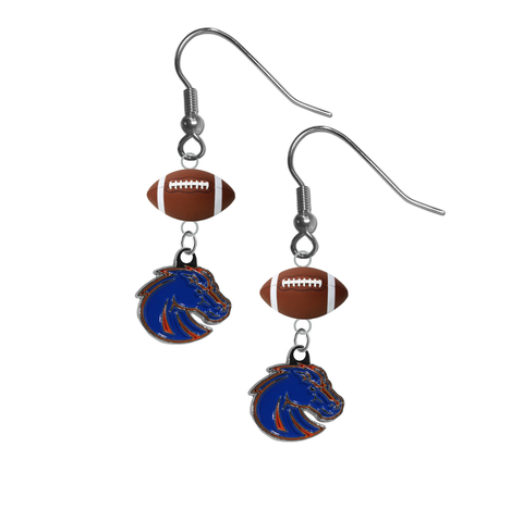 Boise State Broncos Style 2 NCAA Football Dangle Earrings