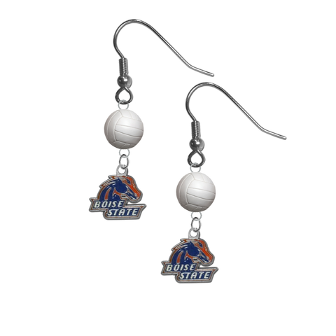 Boise State Broncos NCAA Volleyball Dangle Earrings