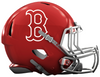 Boston Red Sox Custom Concept Red Mini Riddell Speed Football Helmet