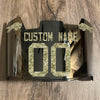 Buffalo Bills Custom Name & Number Full Size Football Helmet Visor Shield Chrome Silver Mirror w/ Clips - CAMO
