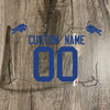 Buffalo Bills Custom Name & Number Full Size Football Helmet Visor Shield Clear w/ Clips - BLUE