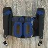 Buffalo Bills Custom Name & Number Mini Football Helmet Visor Shield Black Dark Tint w/ Clips - BLUE