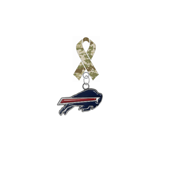 Buffalo Bills NFL Salute to Service Military Appreciation Camo Ribbon Lapel Pin