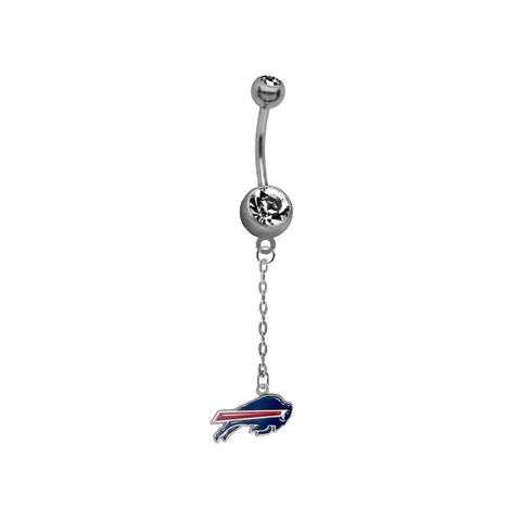 Buffalo Bills Chain NFL Football Belly Button Navel Ring