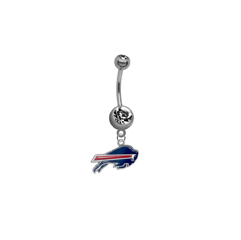 Buffalo Bills NFL Football Belly Button Navel Ring