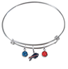 Buffalo Bills NFL Expandable Wire Bangle Charm Bracelet