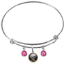 Buffalo Sabres NHL Expandable Wire Bangle Charm Bracelet